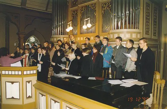 Dievkalpojums Trīsvienības baznīcā 19.12.99